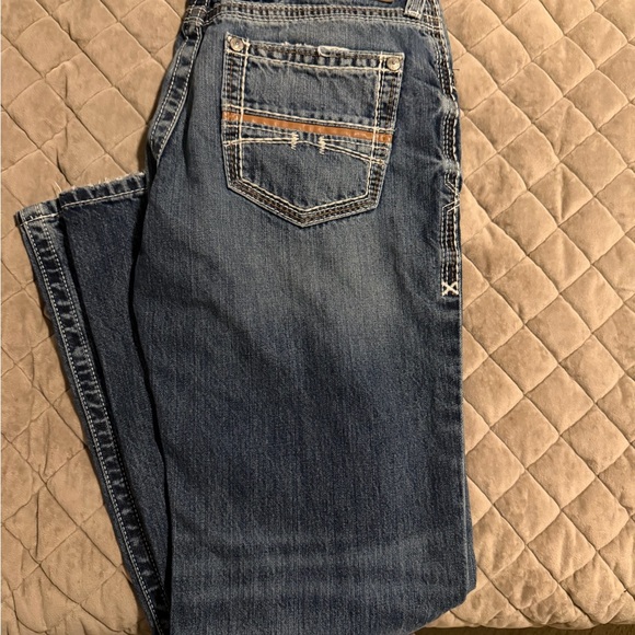 Ariat Other - Ariat Men's Indigo Straight-Leg Jeans with Accent Stitching